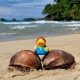 Gummi-ente Surf girl LILALU  Lilalu