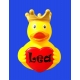 Gummi-ente / frosch mit eigenen Name oder Text  Home