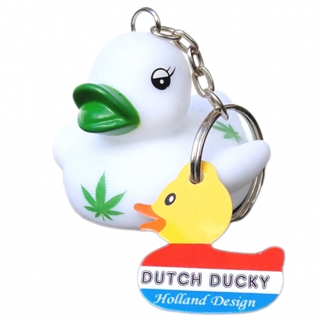 DUTCH DUCKY Sleutelhanger Cannabis /Wiet  Dutch Ducky