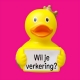 Rubber Duck Sign with Name or Text crown  Home