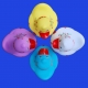Gummie-ente DUTCH DUCKY Tulpe Blau 8 cm  Dutch Ducky