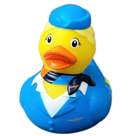 Gummi-ente Flugbegleiterin KLM neues Design  Beruf enten
