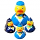 Gummi-ente Flugbegleiterin KLM neues Design  Beruf enten