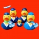 Badeend stewardess KLM nieuw design  Beroep eendjes