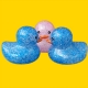 Mini-Badeente Glitzer Babyrosa  Mini enten