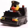 Gummiente-Polizeiauto