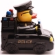 Gummiente-Polizeiauto  Beruf enten
