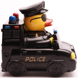 Rubber duck police car  Profession ducks