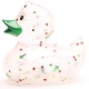 Badeente Weihnachtsglitzer grüner Scnabel D  Weihnachten