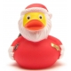 Badeente Weihnachtsmann mit Sack und Glocke  Unser produkten