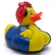 Rubber duck Rosie the Riveter LUXY  Luxy ducks