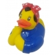 Rosie the Riveter badeend LUXY  Luxy eendjes