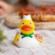 Badeend Pizza bakker DR  Beroep eendjes
