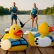 Badeend SUP stand-up paddling DR  Sport eendjes