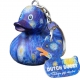 Keychain Starry Night Vincent van Gogh Rubber Duck  Dutch Ducky