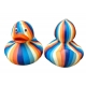 DUTCH DUCKY Groovy Retro Rubber duck  Dutch Ducky
