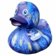 XL Starry Night van Gogh Badeend Gummie-ente  Dutch Ducky