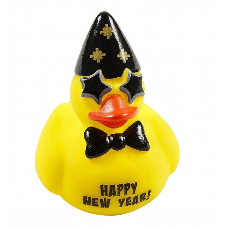 Badeend mini Happy New Year  Mini eendjes