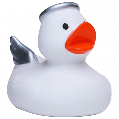 Badeend engel wit DR  Kerst