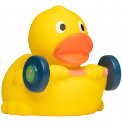 Gummi-ente Gewichtheber DR  Sport enten