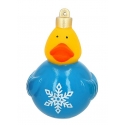 Christmas Ball Rubber Duck Blue