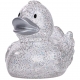 Rubber duck Ducky 7.5cm DR glitter silver  Other colors