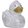 Badeend Ducky 7,5 cm DR glitter goud