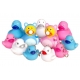 Gummi-ente Rosa 8,5 cm B  Übrige farben