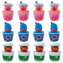 Bubble Tea-, Slush- & Heiße-Schokolade-Badeenten (pro 3)