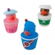 Bubbelthee, Slush & Chocolademelk Badeendjes (per 3)  Mini eendjes