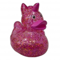 Badeend eenhoorn glitter roze F  Dieren eendjes