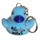 DUCKY TALK Lucky Ducky Schlüsselhanger Blau  Schlüsselringen