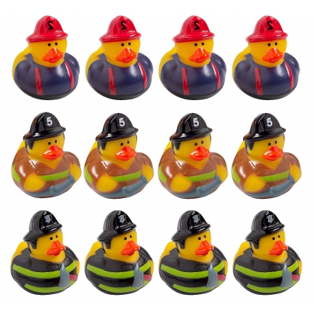 Mini Feuerwehrmann Badeenten (3er-Set)  Mini enten
