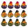 Badeend mini brandweer  (per 3)