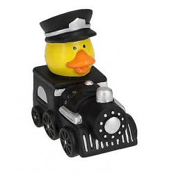 Mini-Zug/Schaffner-Badeenten Schwarz  Mini enten