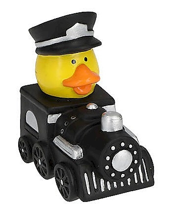 Mini Train Conductor Rubber duck mini Train/ Conductor black