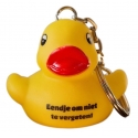 DUCKY TALK Eendje om niet te vergeten sleutelhanger geel