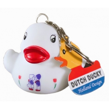 DUTCH DUCKY Keychain Kissing couple  Dutch Ducky