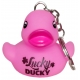 DUCKY TALK Lucky Ducky sleutelhanger roze  Sleutelhangers