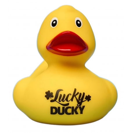 DUCKY TALK LUCKY DUCKY Geel  Eendjes met tekst