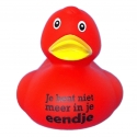 DUCKY TALK   Je bent niet meer in je eendje Red