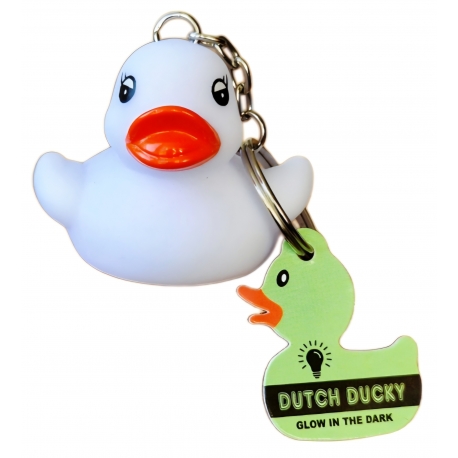 DUTCH DUCKY Sleutelhanger Glow In the Dark B  Dutch Ducky