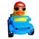 Mini Jeep Badeend blauw  Home