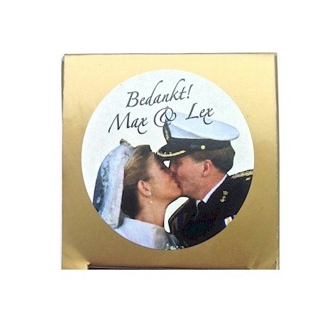 Sticker met eigen foto (24 stuks)  Stickers