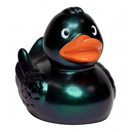 Gummi ente Ducky 7,5 cm DR metallisch grün  Übrige farben