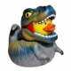 Gummiente T-Rex Graublau F  Tiere enten
