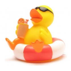 Gummiente Urlaub Schwimmring Sonnenbrille D  Mehrere enten