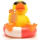 Gummiente Urlaub Schwimmring Sonnenbrille D  Mehrere enten