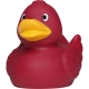 Gummi ente Ducky 7,5 cm DR weinrot  Übrige farben