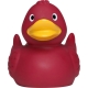 Gummi ente Ducky 7,5 cm DR weinrot  Übrige farben
